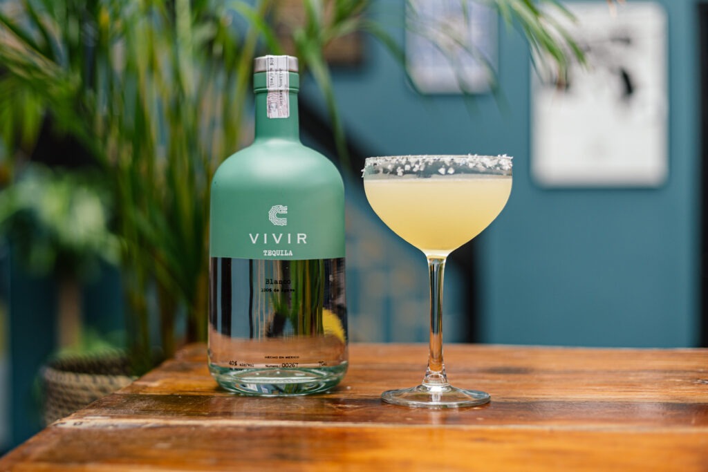 margarita made using vivir tequila