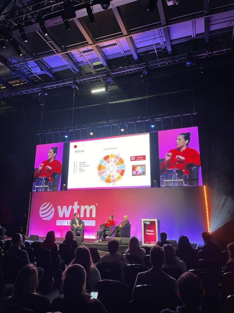 Rosina at WTM panel