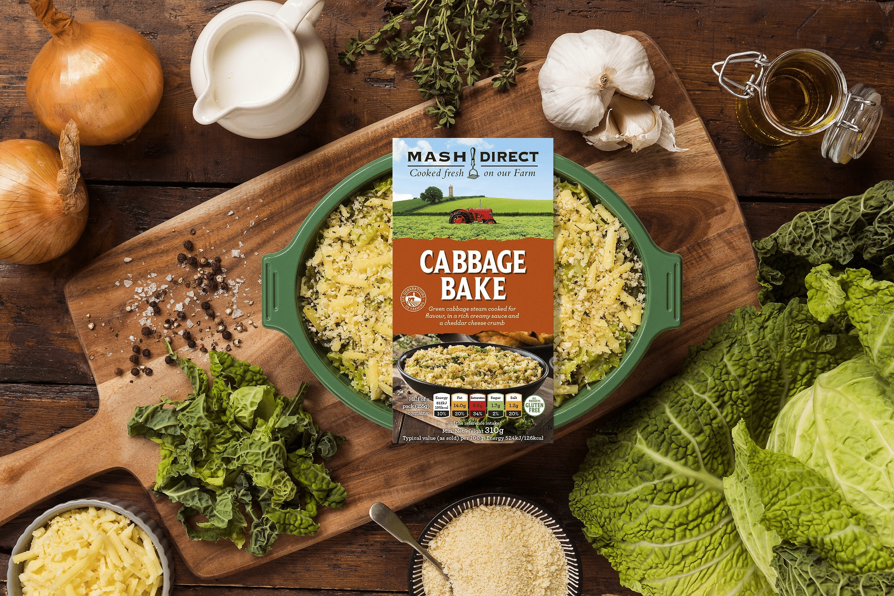 Mash Direct launches comforting Cabbage Bake edition