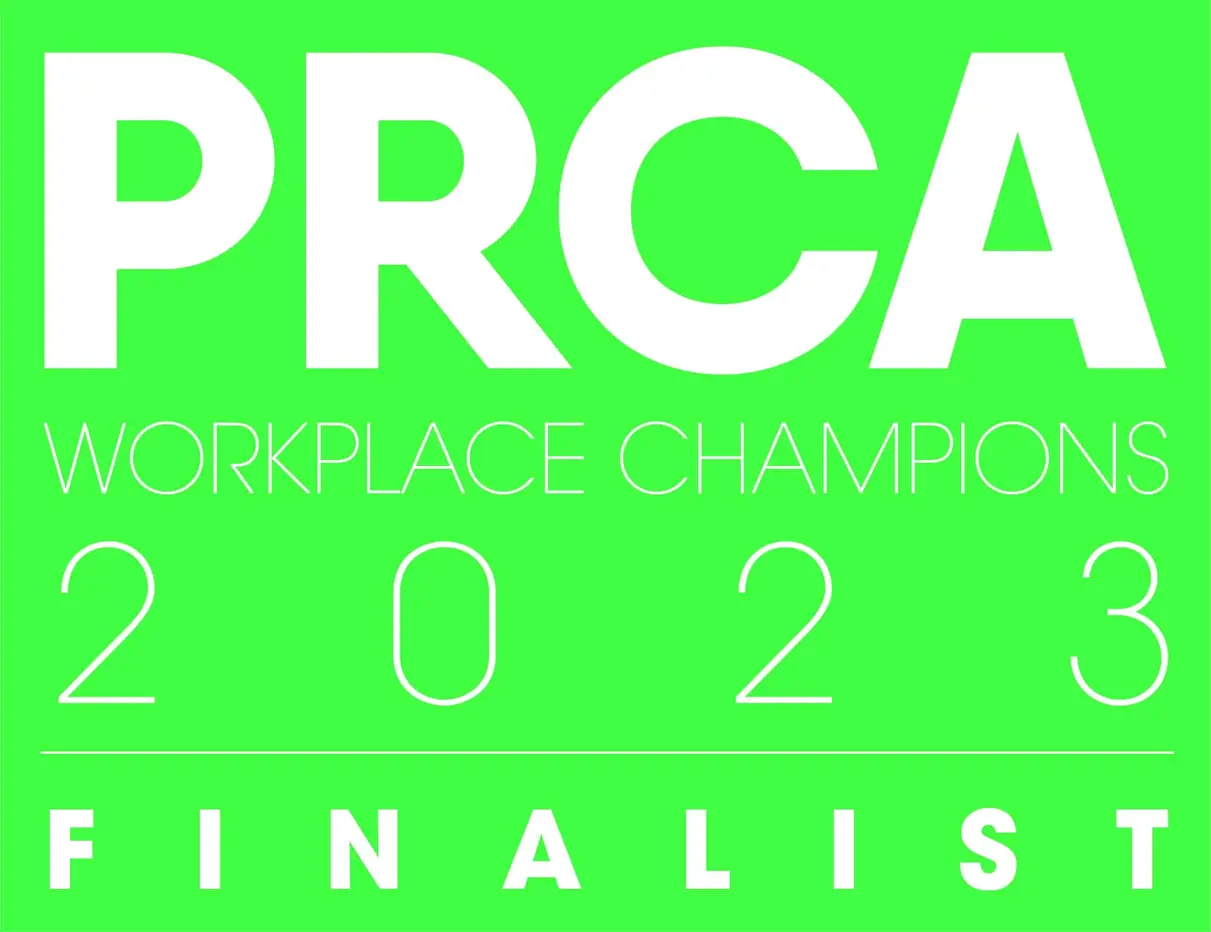 PRCA Workplace Champions 2023 Logo