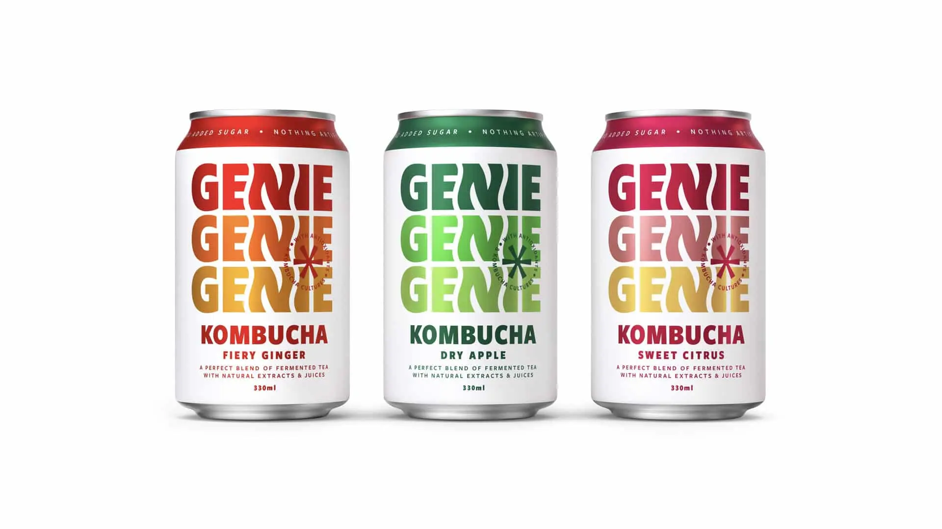 Genie Kombucha Cans